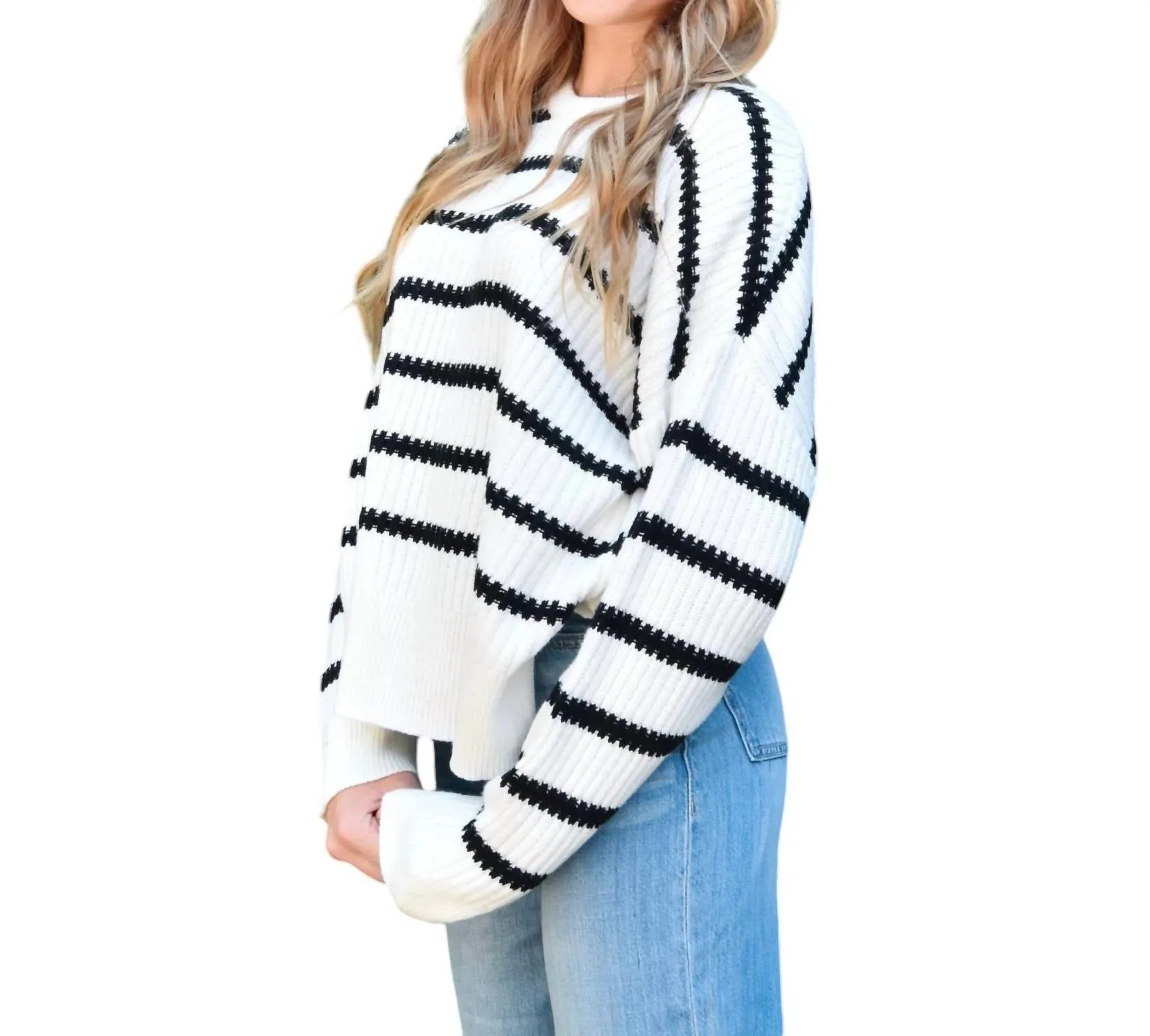 8Apart - Women's Corinne Striped Sweater