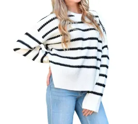 8Apart - Women's Corinne Striped Sweater