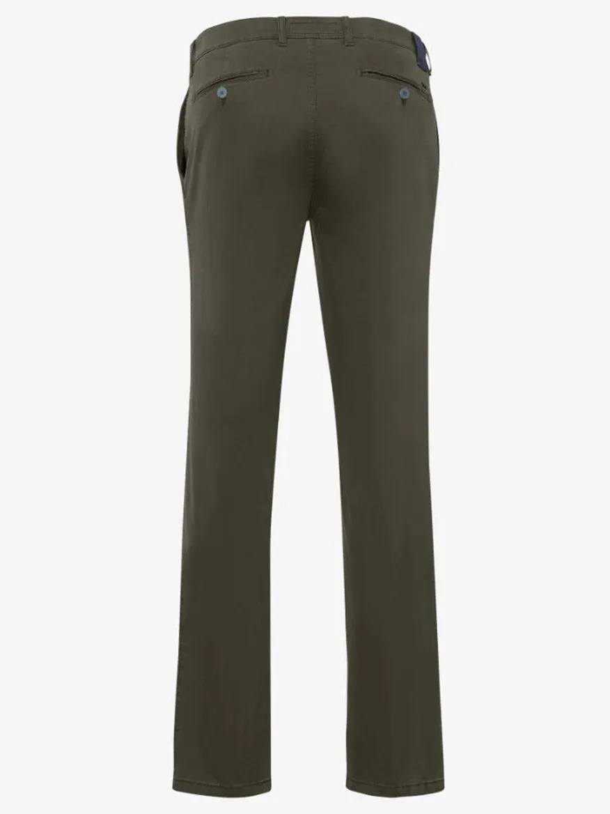 Brax Evans Triplestone Pants in Deep Pine