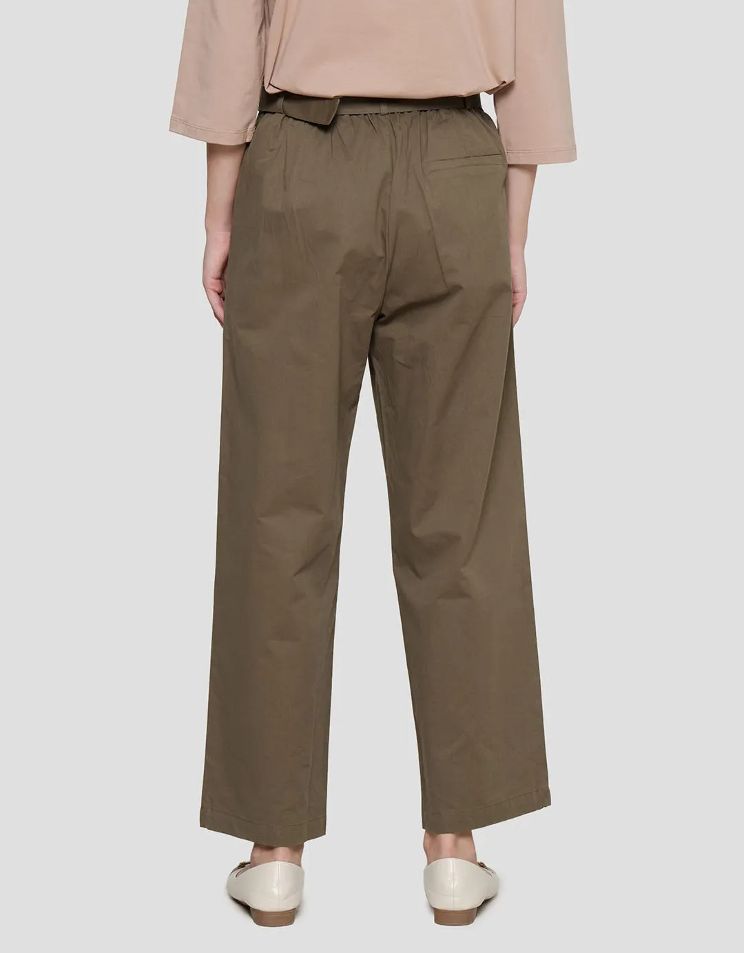Connexion Belt Loose Celana Panjang Wanita