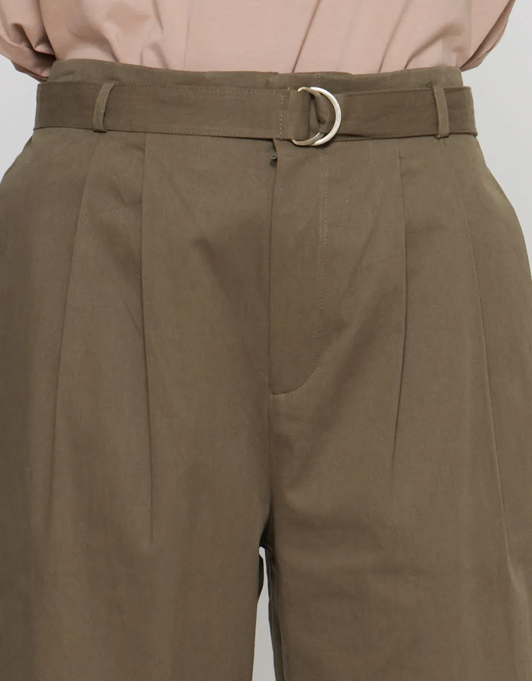 Connexion Belt Loose Celana Panjang Wanita