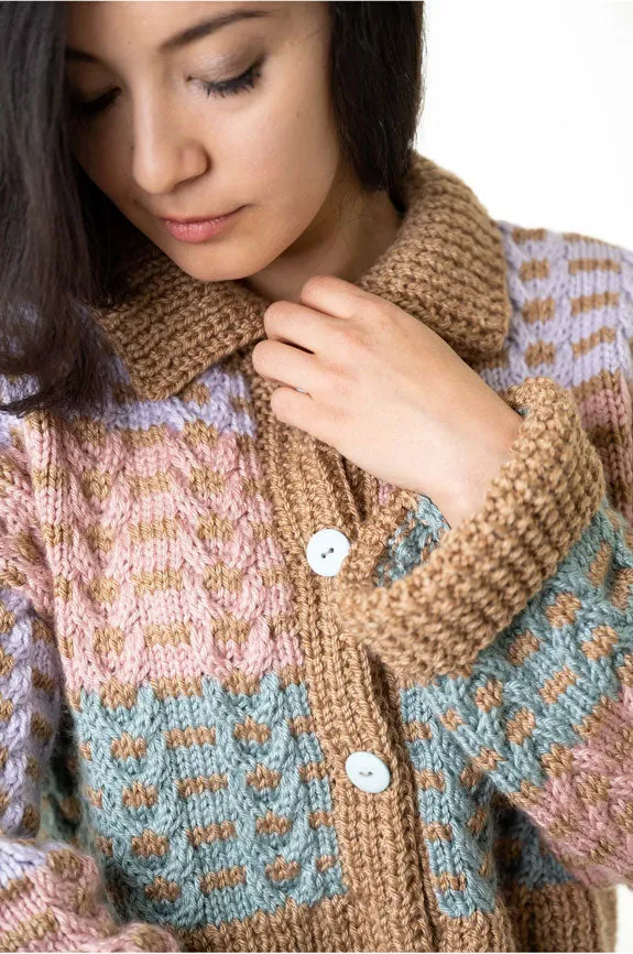 Cropped Cable Cardi