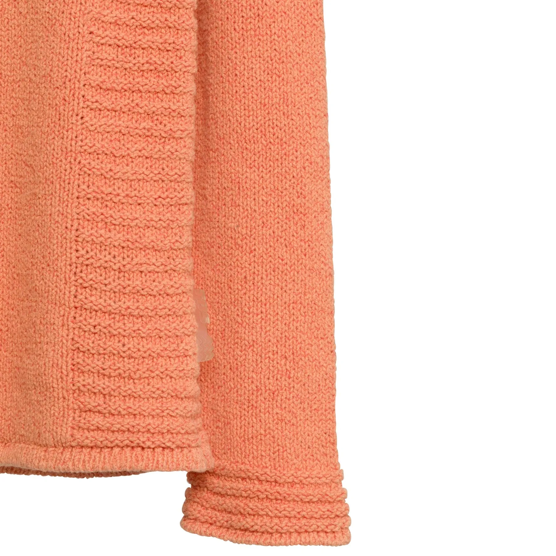Garter Stitch Pattern Knit Linen Blend Pullover