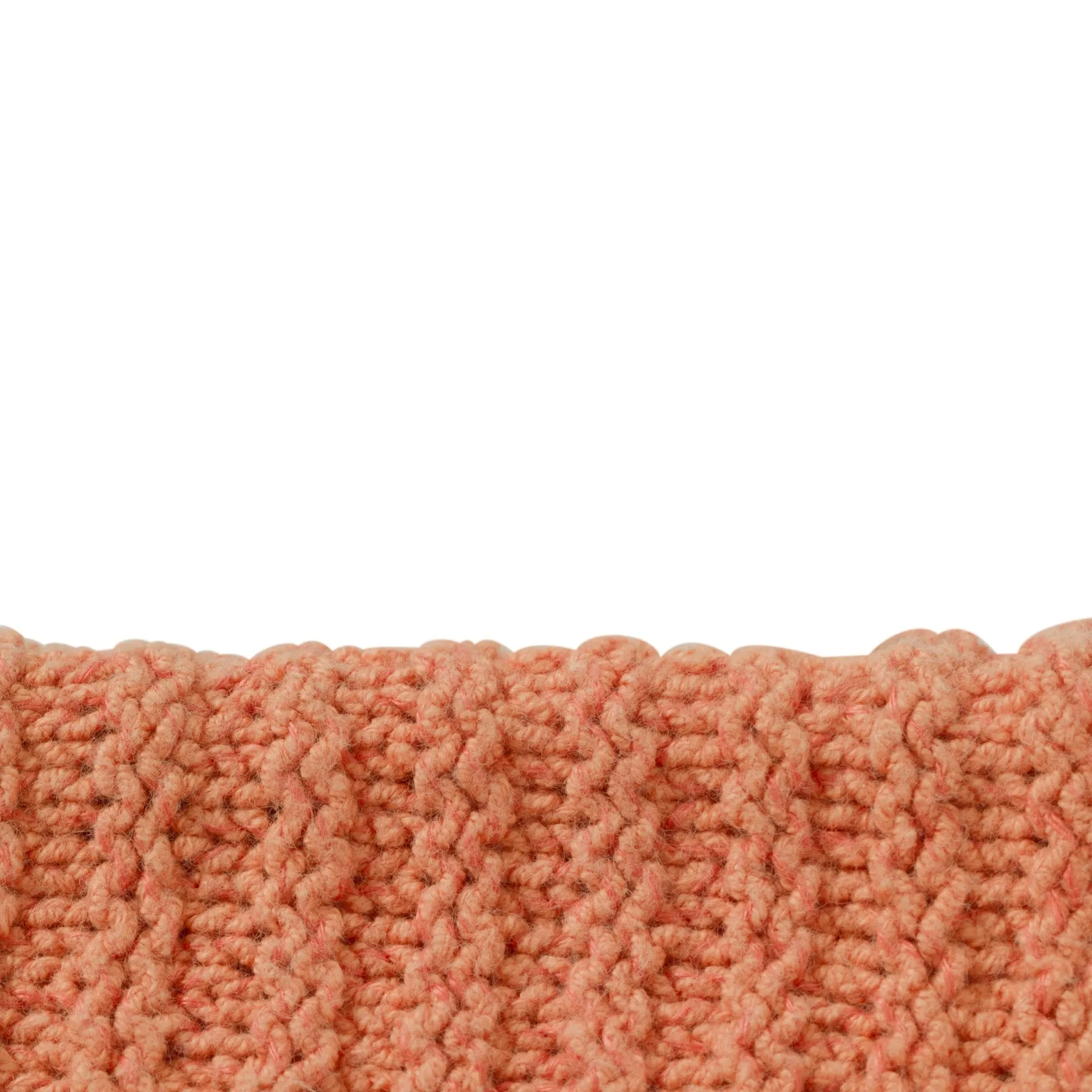 Garter Stitch Pattern Knit Linen Blend Pullover