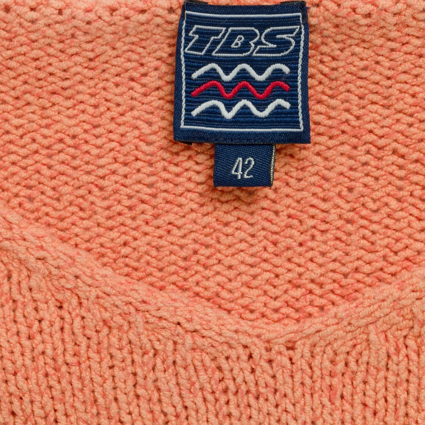 Garter Stitch Pattern Knit Linen Blend Pullover