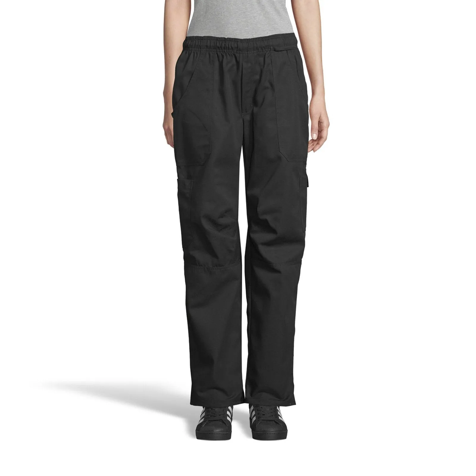 Grunge Cargo Chef Pant - Black