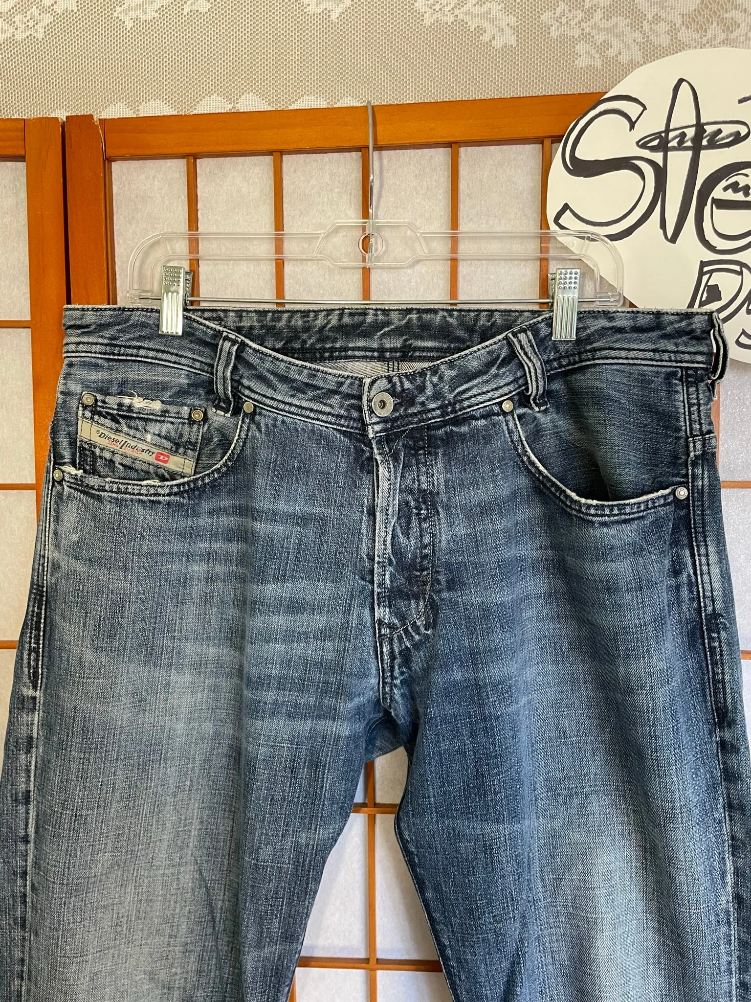 KOFFHA, Italian Made Diesel Jeans, 34x32