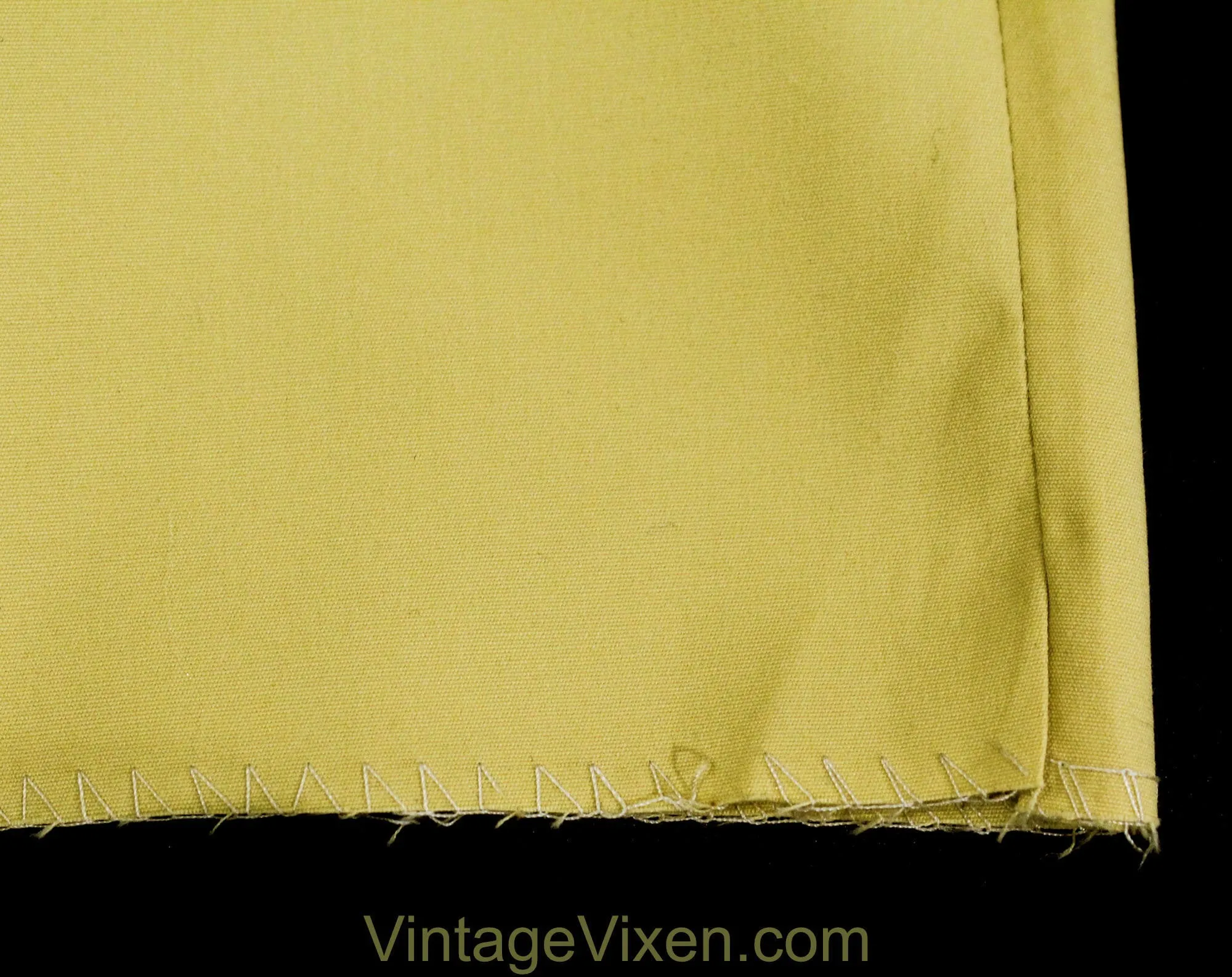 Men's Small Taupe Pant - 1960s Yellow Tan Cotton Dress Trousers - Mid Century Mod Mens Business Wear - 60s Deadstock - Waist 30 Inseam 37
