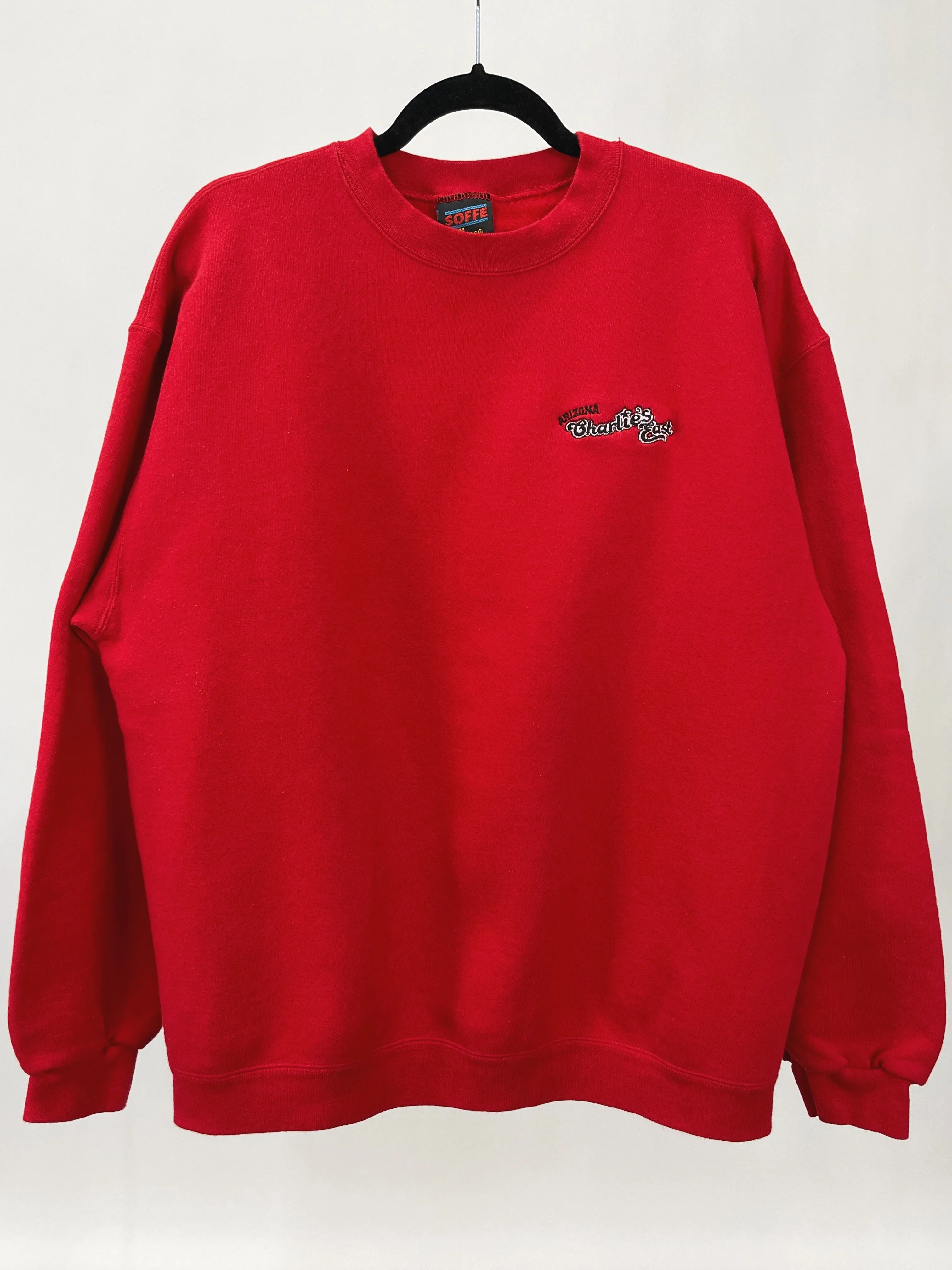 Vintage Arizona Charlie's Red Crewneck Sweatshirt (L)